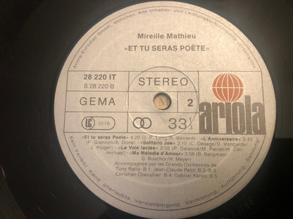 Mireille Mathieu : Et Tu Seras Poète (LP,Album)