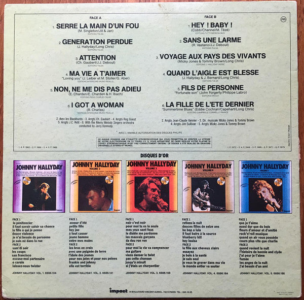 Johnny Hallyday : Volume 6 (LP,Compilation,Stereo)