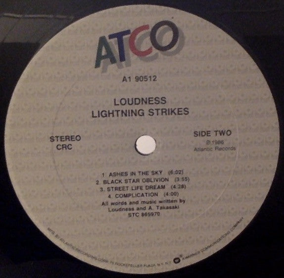Loudness (5) : Lightning Strikes (LP,Album,Club Edition)