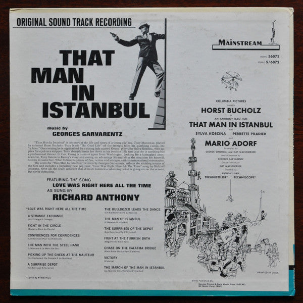 Georges Garvarentz : That Man In Istanbul (Original Sound Track Recording) (LP,Album,Stereo)