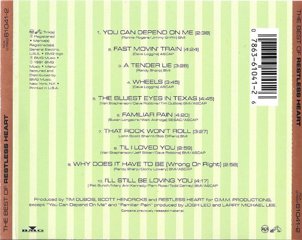 Restless Heart : The Best Of Restless Heart (Compilation)