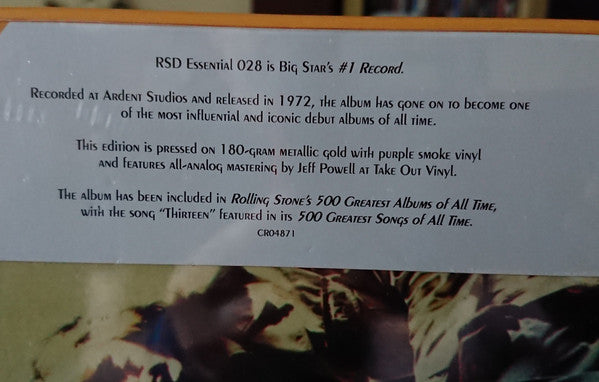 Big Star : #1 Record (LP,Album,Record Store Day,Limited Edition,Reissue)