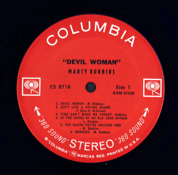 Marty Robbins : Devil Woman (LP,Album,Stereo)