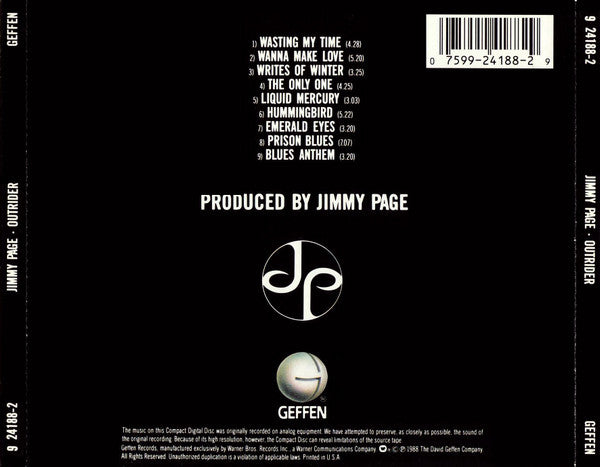 Jimmy Page : Outrider (Album)