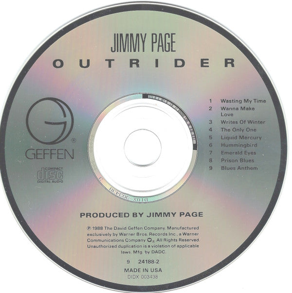 Jimmy Page : Outrider (Album)