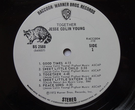 Jesse Colin Young : Together (LP,Album,Stereo)