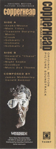 James Mobberley, Gerald Kemner : Copperhead The Snake Movie (Original Motion Picture Soundtrack) (Album,Club Edition)