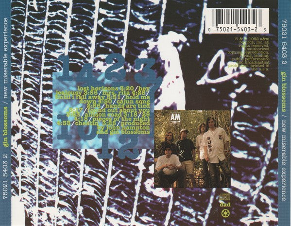 Gin Blossoms : New Miserable Experience (Album,Stereo)