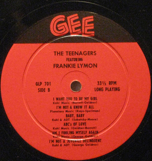 Frankie Lymon & The Teenagers : The Teenagers Featuring Frankie Lymon (LP,Mono)