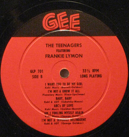 Frankie Lymon & The Teenagers : The Teenagers Featuring Frankie Lymon (LP,Mono)