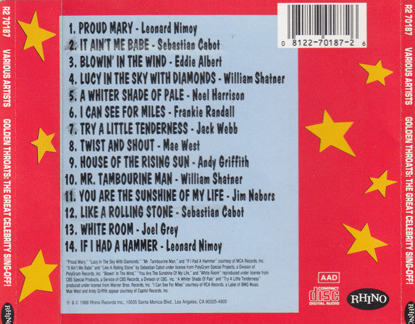 Various : Golden Throats: The Great Celebrity Sing-Off! (Compilation,Remastered)