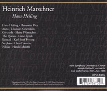 Heinrich Marschner - Hermann Prey, Leonore Kirschstein, Hetty Plümacher, Joseph Keilberth : Hans Heiling (Album)