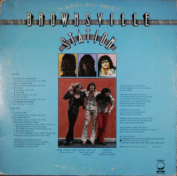 Brownsville Station : Motor City Connection (LP,Album)