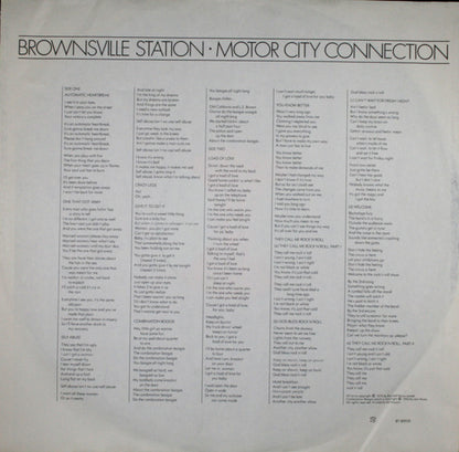 Brownsville Station : Motor City Connection (LP,Album)