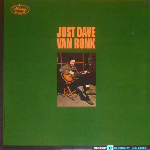 Dave Van Ronk : Just Dave Van Ronk (LP,Album,Mono)