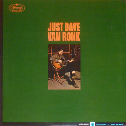 Dave Van Ronk : Just Dave Van Ronk (LP,Album,Mono)