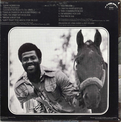 Thomas Harris : Dark Horse (LP,Album,Promo,Stereo)