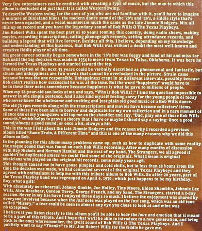 Merle Haggard : A Tribute To The Best Damn Fiddle Player In The World: Or, My Salute To Bob Wills (LP,Album)