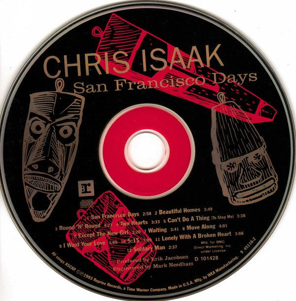 Chris Isaak : San Francisco Days (Album,Club Edition)