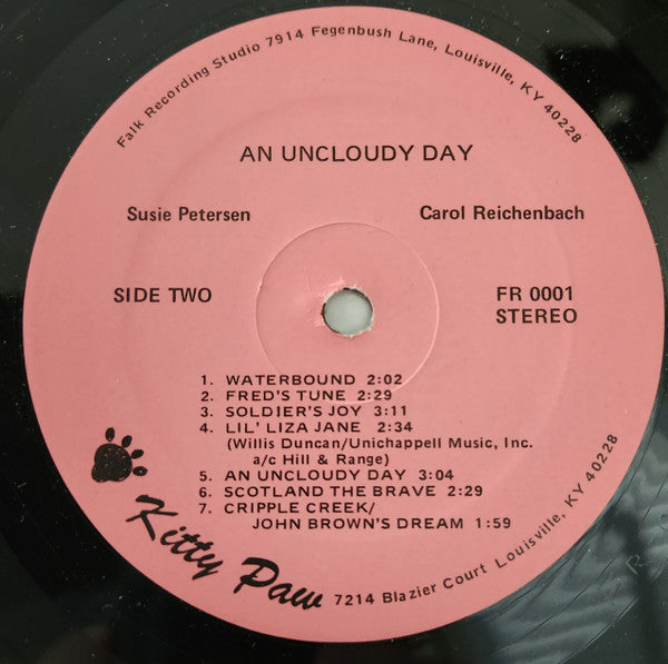 Susie Petersen, Carol Reichenbach : An Uncloudy Day (LP,Album)