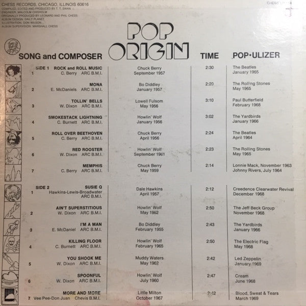 Various : Pop Origins (LP,Compilation,Mono)
