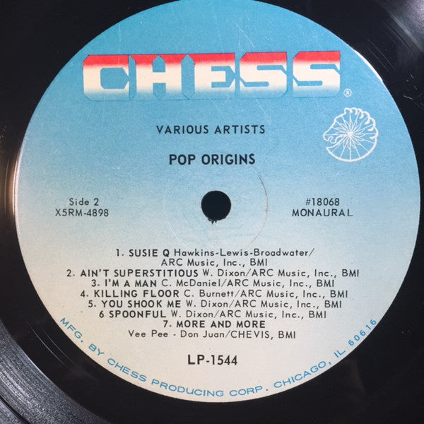 Various : Pop Origins (LP,Compilation,Mono)