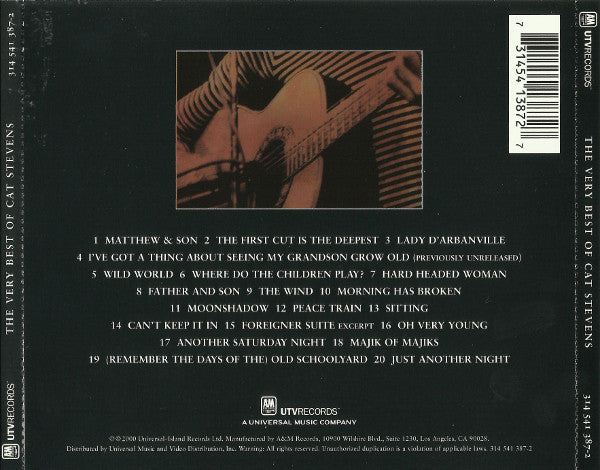 Cat Stevens : The Very Best Of Cat Stevens (Compilation)