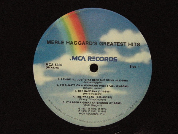 Merle Haggard : Merle Haggard's Greatest Hits (LP,Compilation)