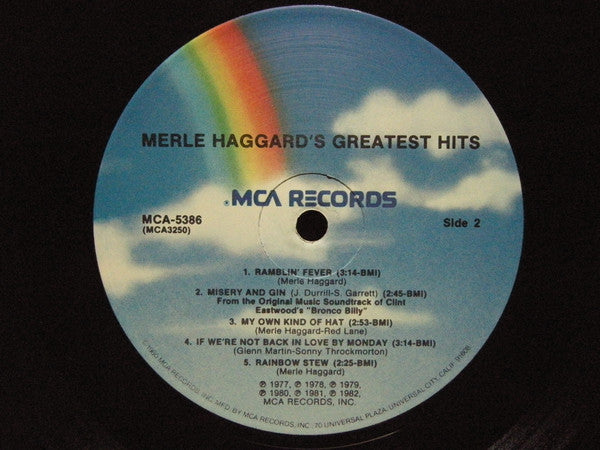 Merle Haggard : Merle Haggard's Greatest Hits (LP,Compilation)