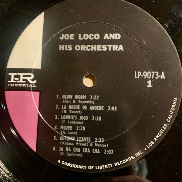 Joe Loco And His Orchestra : "Happy-Go-Loco" (LP,Mono)