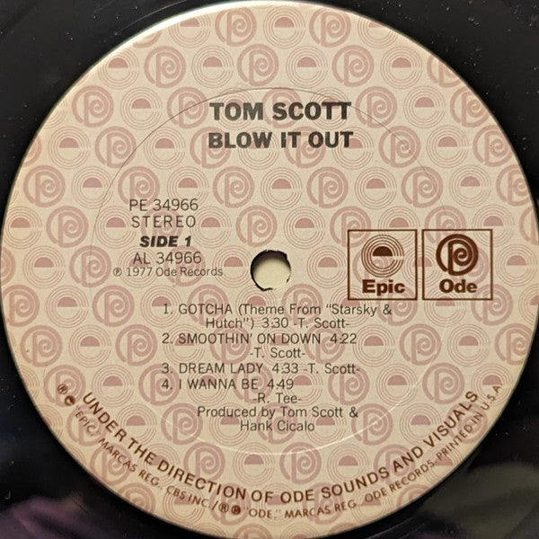 Tom Scott : Blow It Out (LP,Album,Stereo)