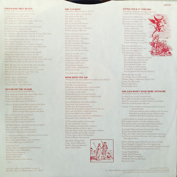 Jean Ritchie : High Hills And Mountains (LP)