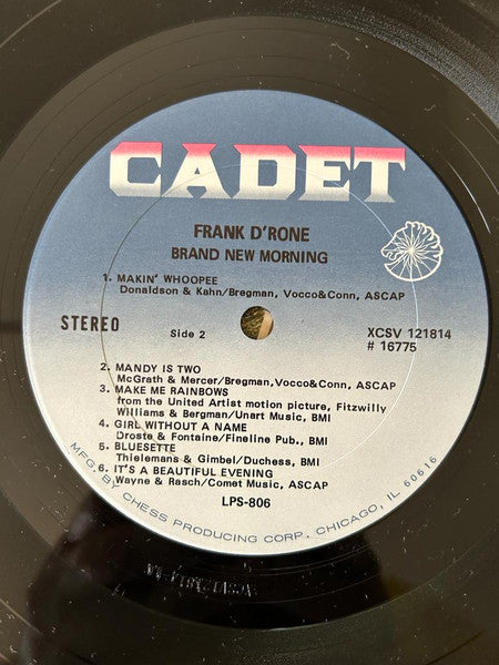 Frank D'Rone : Brand New Morning (LP,Album,Stereo)