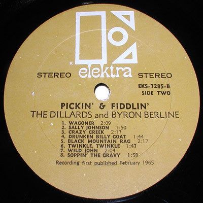 Dillards, The With Byron Berline : Pickin' And Fiddlin' (LP,Album,Repress,Stereo)