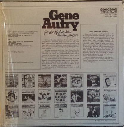 Gene Autry : You Are  My Sunshine And Other Great Hits (LP,Compilation)
