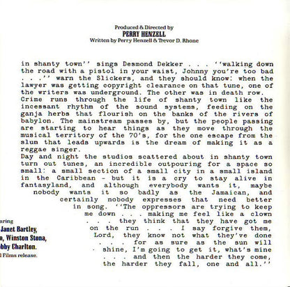 Various : The Harder They Come (Original Soundtrack Recording) (Compilation,Reissue)