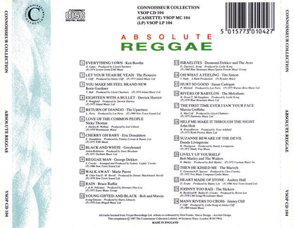 Various : Absolute Reggae (Compilation,Repress)