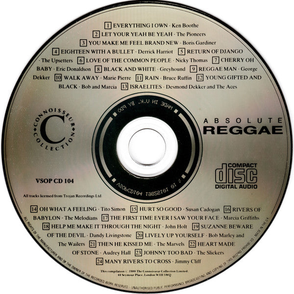 Various : Absolute Reggae (Compilation,Repress)