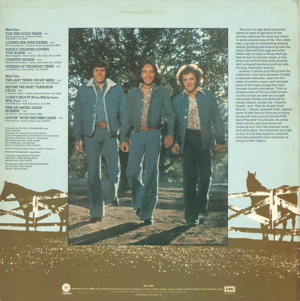 Lettermen, The : Kind Of Country (LP)
