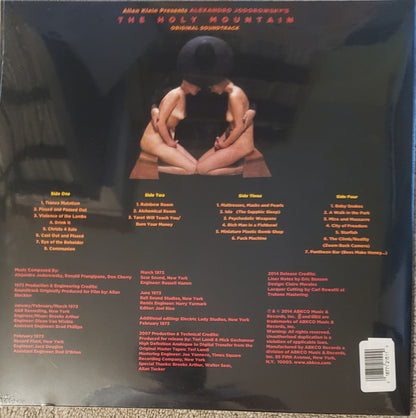 Alejandro Jodorowsky : Allen Klein Presents Alejandro Jodorowsky's The Holy Mountain (Original Soundtrack) (LP,Album,Repress)