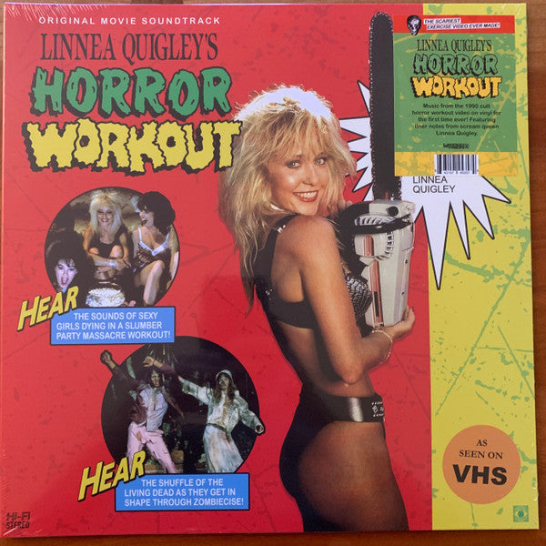 John Vulich : Linnea Quigley's Horror Workout (Original Movie Soundtrack) (LP,Album,Limited Edition,Numbered,Stereo)