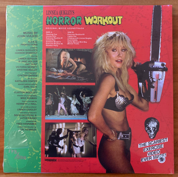 John Vulich : Linnea Quigley's Horror Workout (Original Movie Soundtrack) (LP,Album,Limited Edition,Numbered,Stereo)