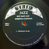 Clifford Brown / Herb Geller / Max Roach : Best Coast Jazz - 1954 (LP,Album,Reissue,Mono)