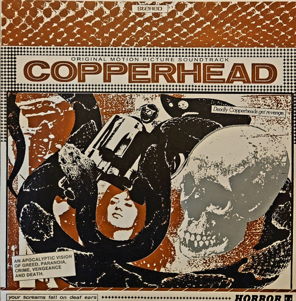 James Mobberley, Gerald Kemner : Copperhead (Original Motion Picture Soundtrack) (LP,Album,Club Edition,Limited Edition,Numbered,Stereo)