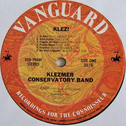Klezmer Conservatory Band : Klez! (LP)