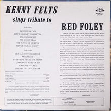 Kenny Felts : Sings Tribute To Red Foley (LP,Stereo)