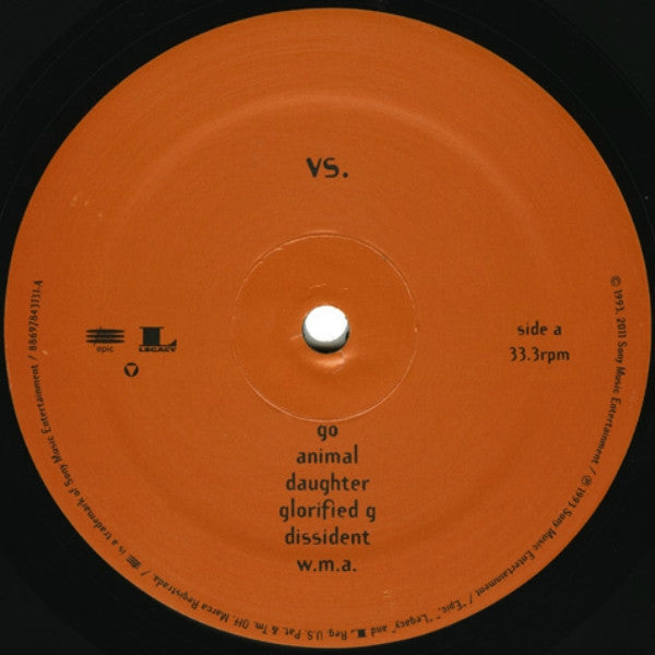 Pearl Jam : Vs. (LP,Album,Reissue,Remastered)