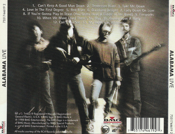 Alabama : Alabama Live (Album,Reissue)