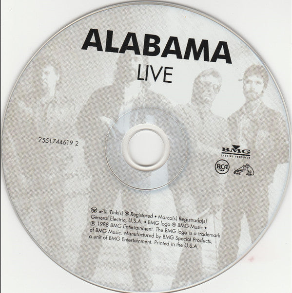 Alabama : Alabama Live (Album,Reissue)