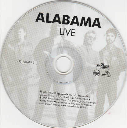 Alabama : Alabama Live (Album,Reissue)